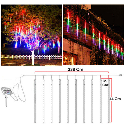 Meteoros Solares de 44 Cms Instalación de Navidad de 3 Metros